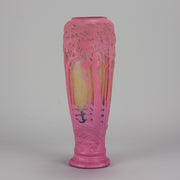 Pink Souffle Daum glass