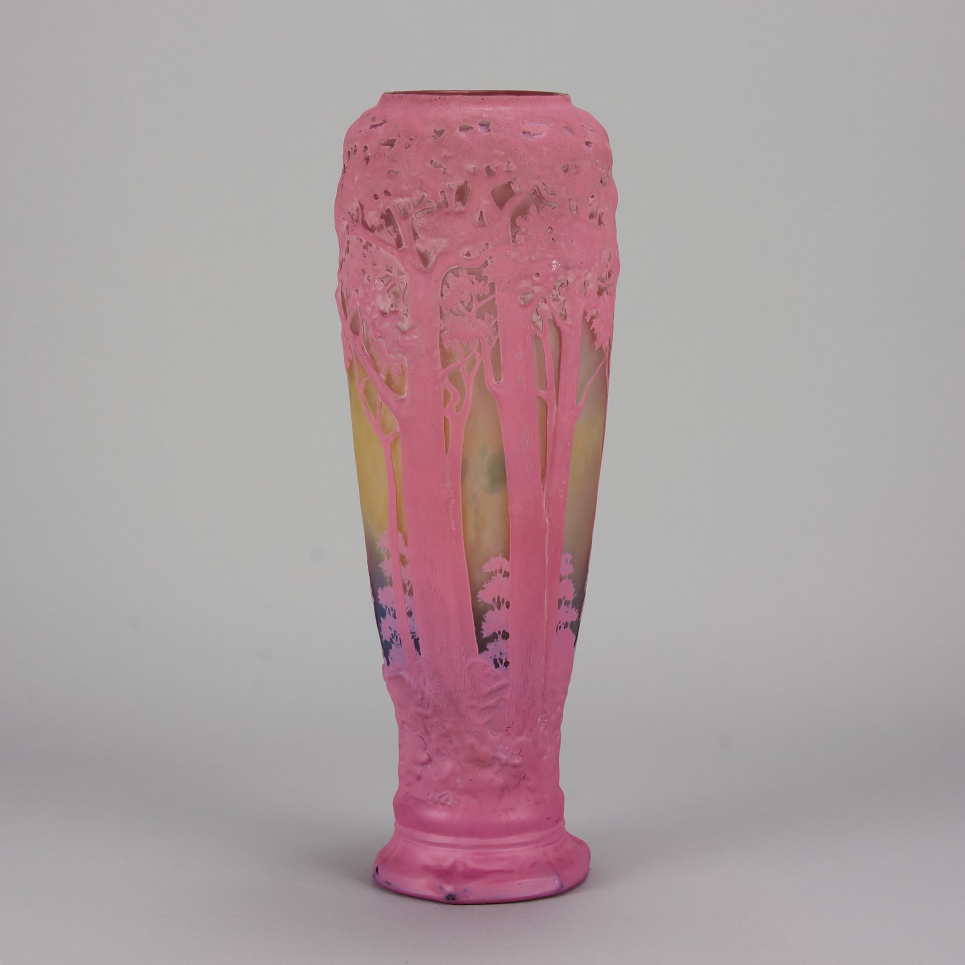Pink Souffle Daum glass