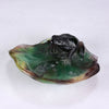 Daum Glass - Frog on a Lily Pad - Hickmet Fine Arts