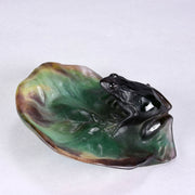 Daum Glass - Frog on a Lily Pad - Hickmet Fine Arts