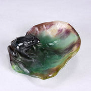Daum Glass - Frog on a Lily Pad - Hickmet Fine Arts