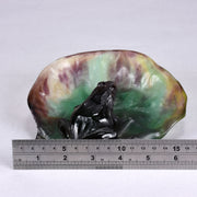 Daum Glass - Frog on a Lily Pad - Hickmet Fine Arts