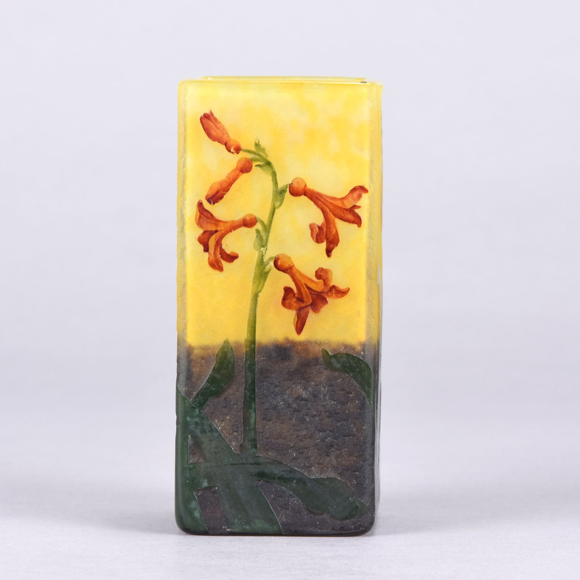 Daum Hyacinth Vase - Art Nouveau Cameo Vase - Hickmet Fine Arts