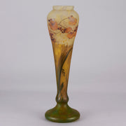 Daum Orchid Vase - Art Nouveau Vase - Hickmet Fine Arts