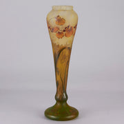 Daum Orchid Vase - Art Nouveau Vase - Hickmet Fine Arts