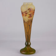 Daum Orchid Vase - Art Nouveau Vase - Hickmet Fine Arts