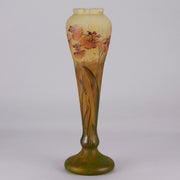 Daum Orchid Vase - Art Nouveau Vase - Hickmet Fine Arts