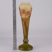 Daum Orchid Vase - Art Nouveau Vase - Hickmet Fine Arts