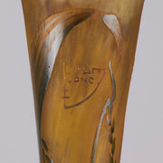 Daum Orchid Vase - Art Nouveau Vase - Hickmet Fine Arts