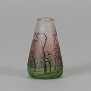 Daum Rain Vase - Art Nouveau - Hickmet Fine Arts