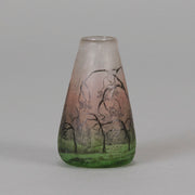 Daum Rain Vase - Art Nouveau - Hickmet Fine Arts