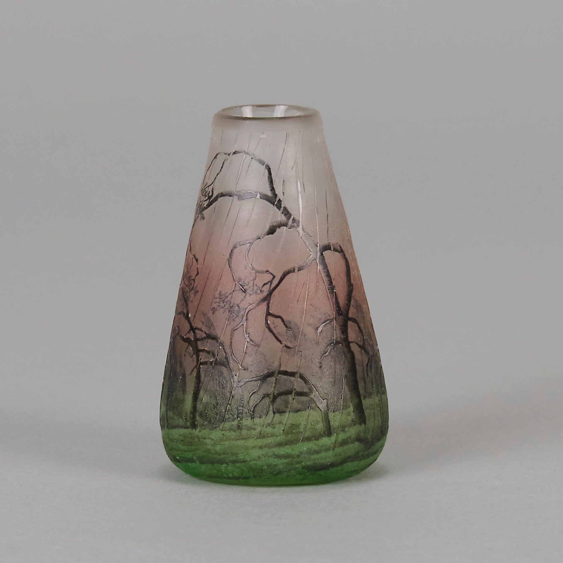 Daum Rain Vase - Art Nouveau - Hickmet Fine Arts
