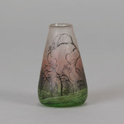 Daum Rain Vase - Art Nouveau - Hickmet Fine Arts