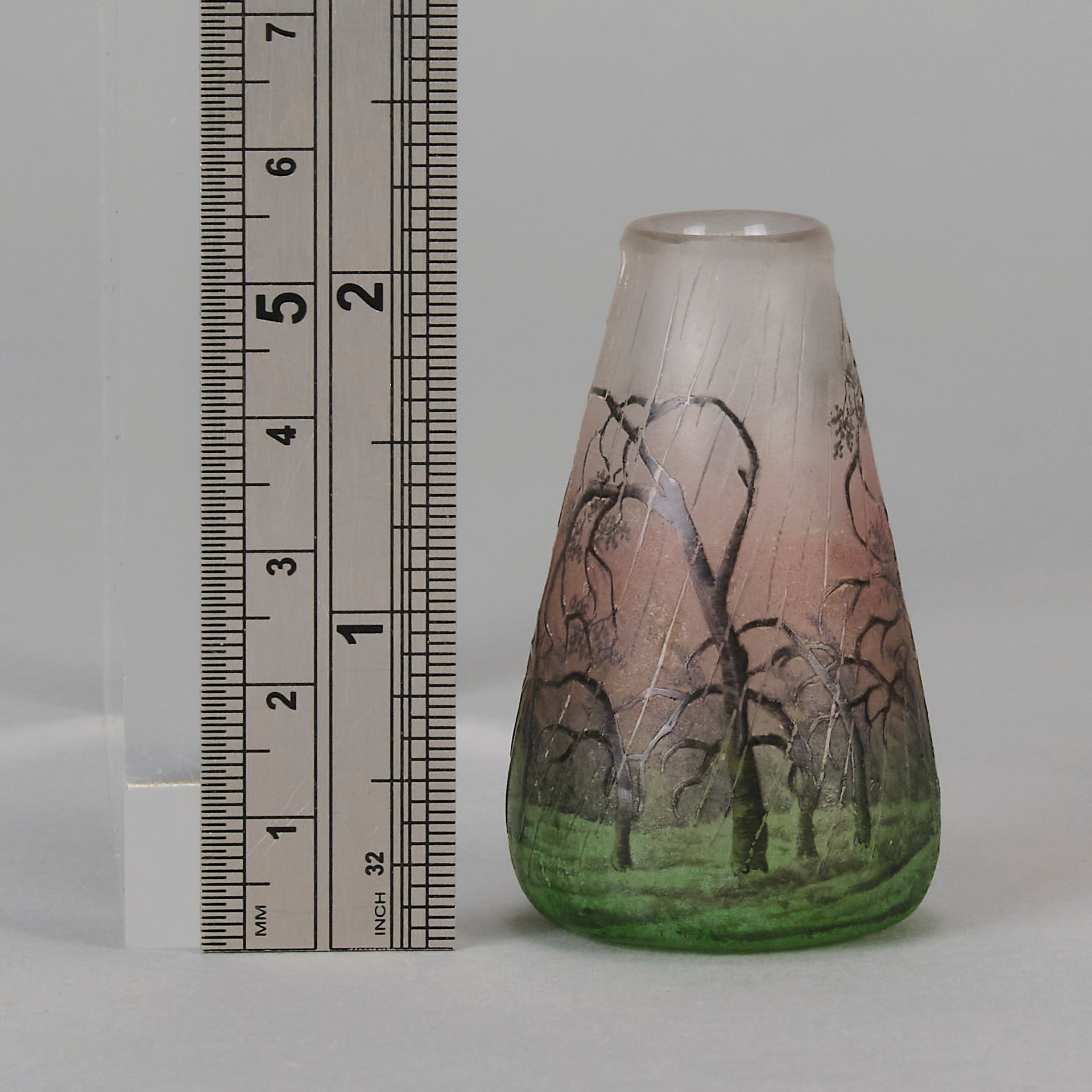 Daum Rain Vase - Art Nouveau - Hickmet Fine Arts