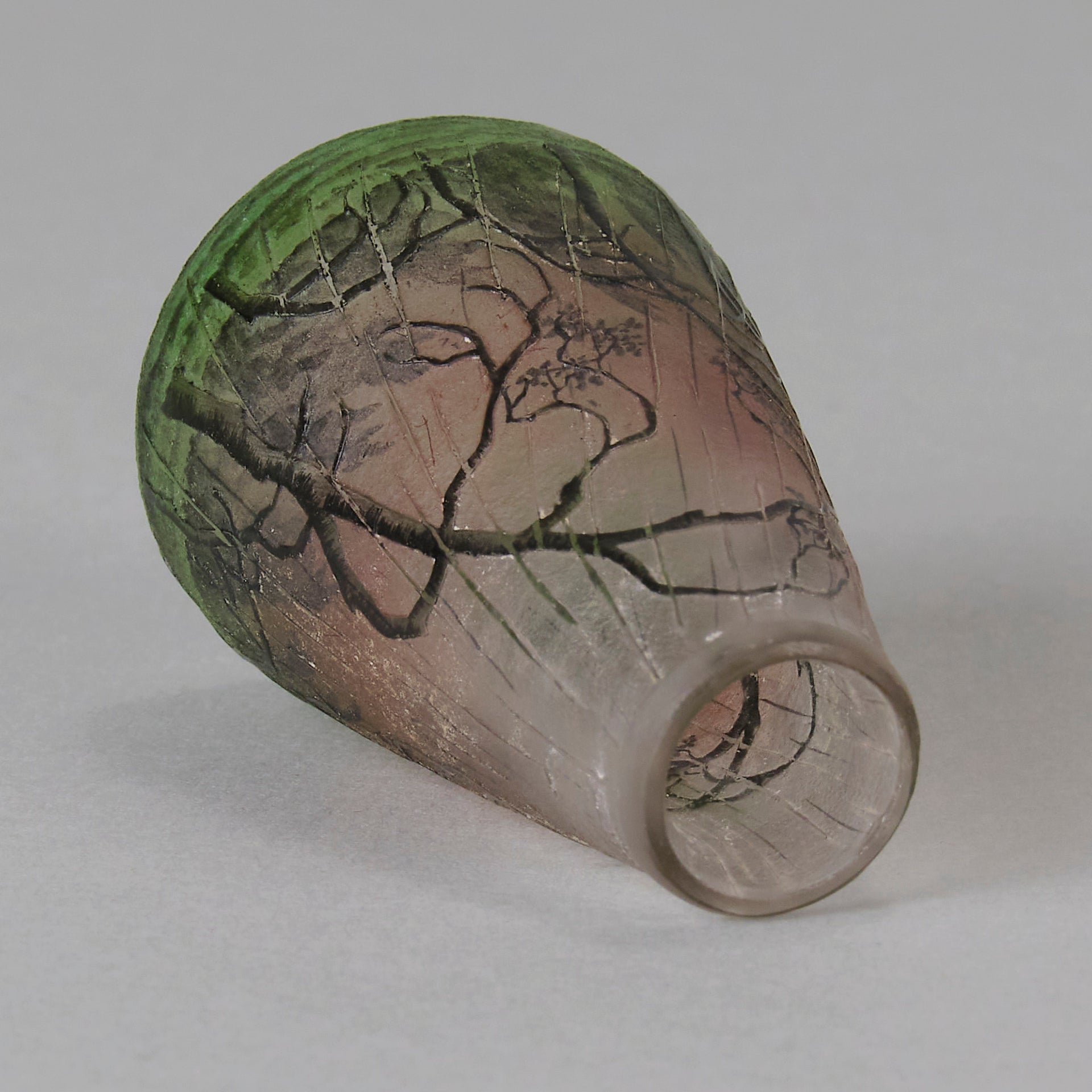 Daum Rain Vase - Art Nouveau - Hickmet Fine Arts