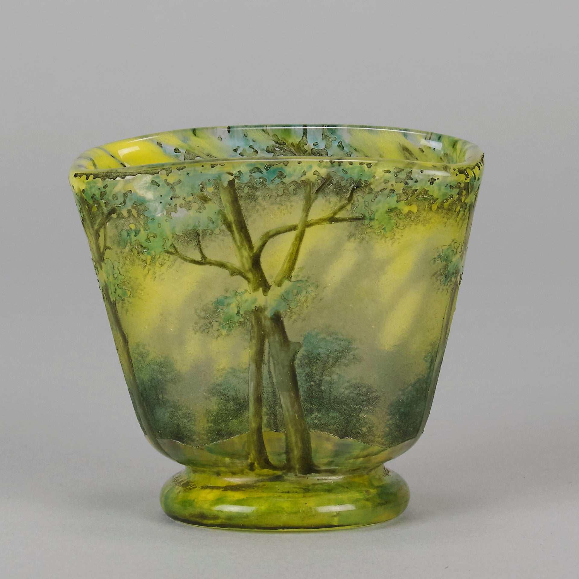 Daum Spring Landscape Vase - Art Nouveau - Hickmet Fine Arts