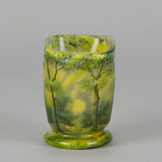 Daum Spring Landscape Vase - Art Nouveau - Hickmet Fine Arts