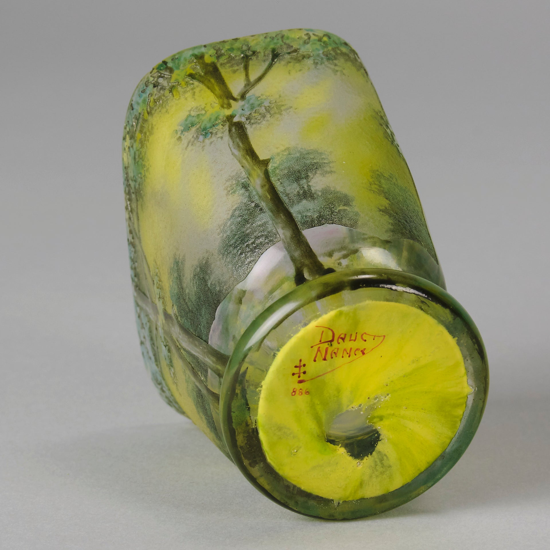 Daum Spring Landscape Vase - Art Nouveau - Hickmet Fine Arts