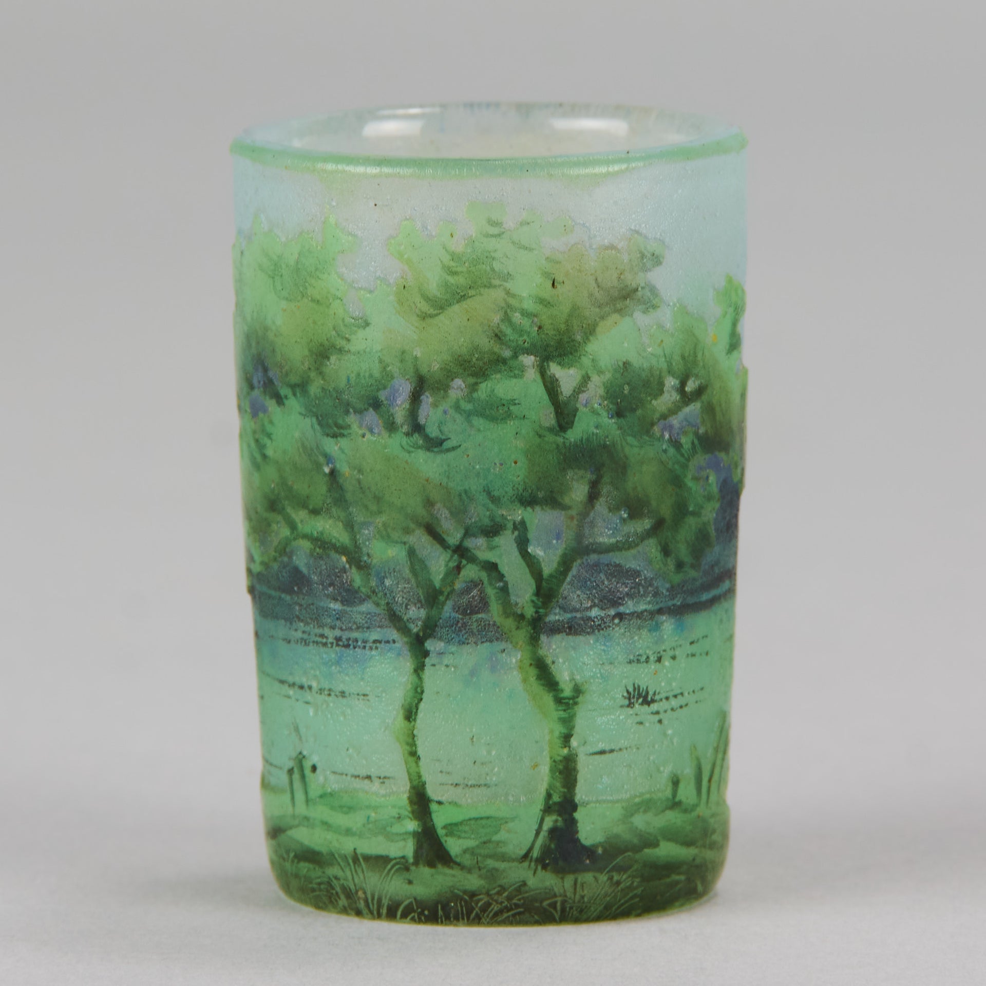 Daum Spring Vase - Paysage Printemps Vase - Hickmet Fine Arts