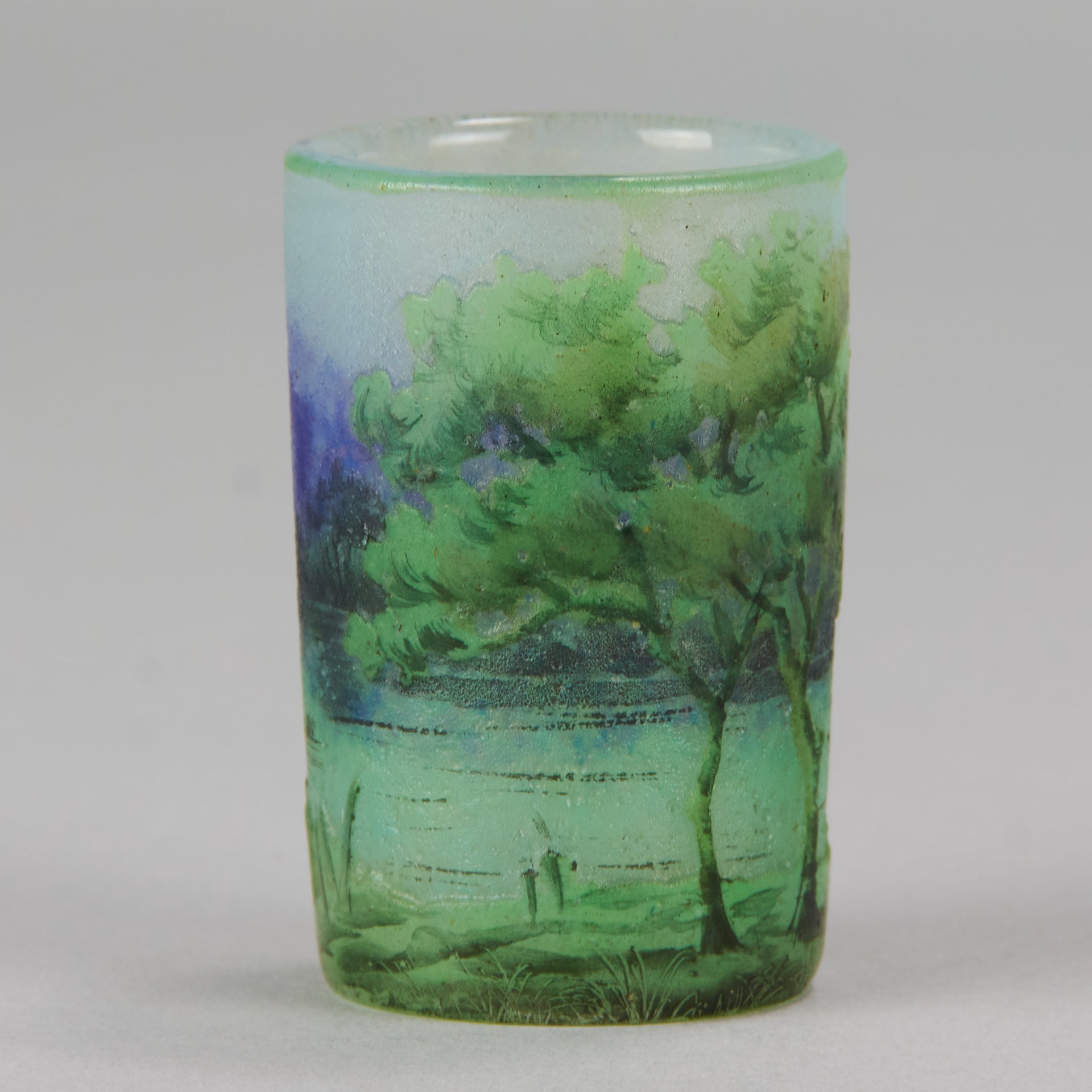 Daum Spring Vase - Paysage Printemps Vase - Hickmet Fine Arts