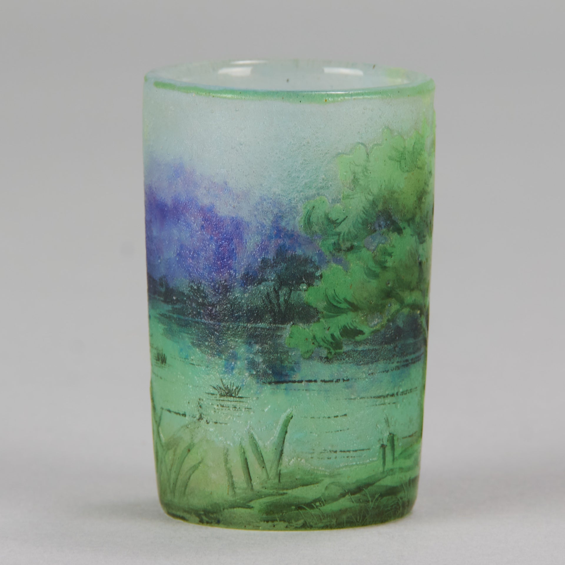 Daum Spring Vase - Paysage Printemps Vase - Hickmet Fine Arts