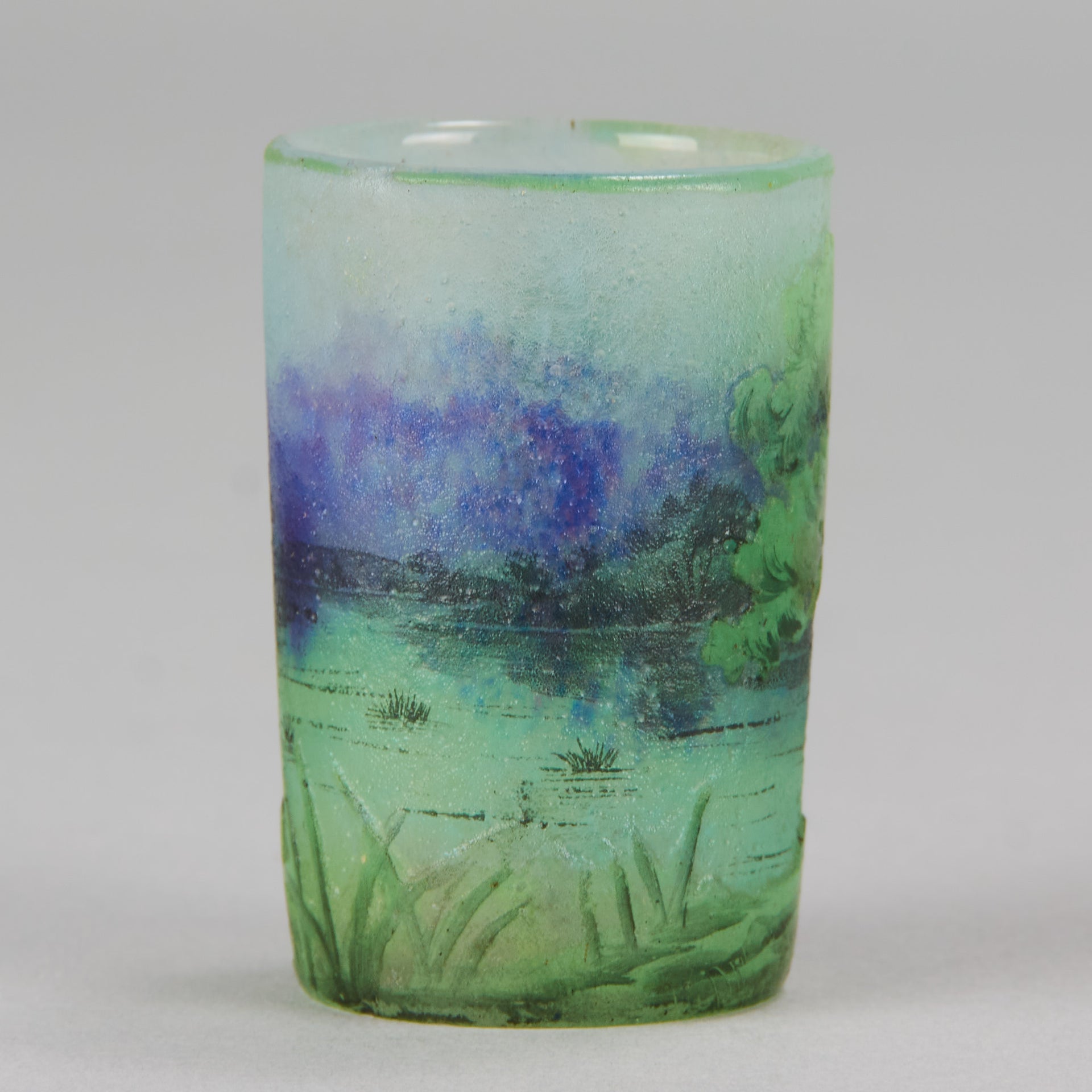 Daum Spring Vase - Paysage Printemps Vase - Hickmet Fine Arts