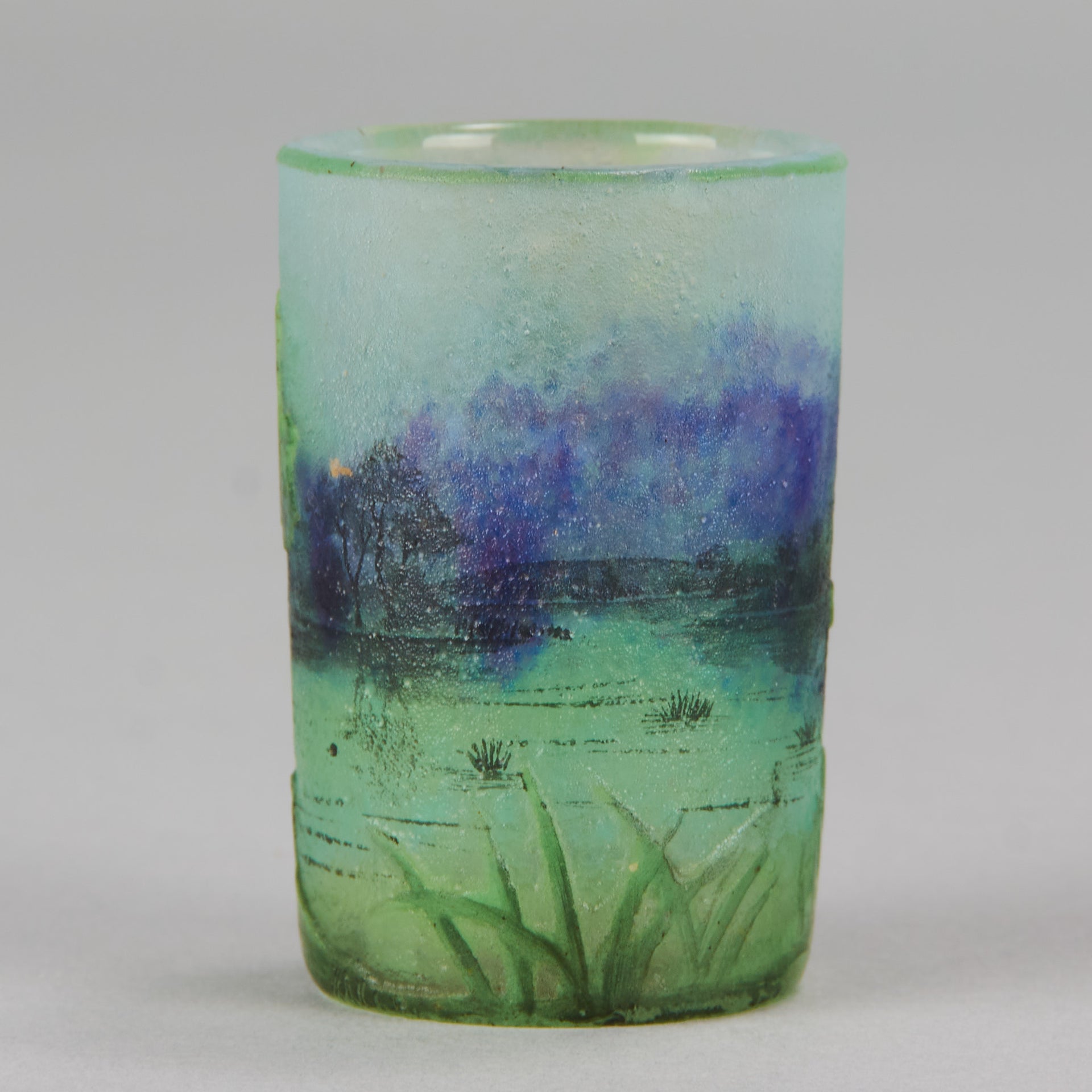 Daum Spring Vase - Paysage Printemps Vase - Hickmet Fine Arts