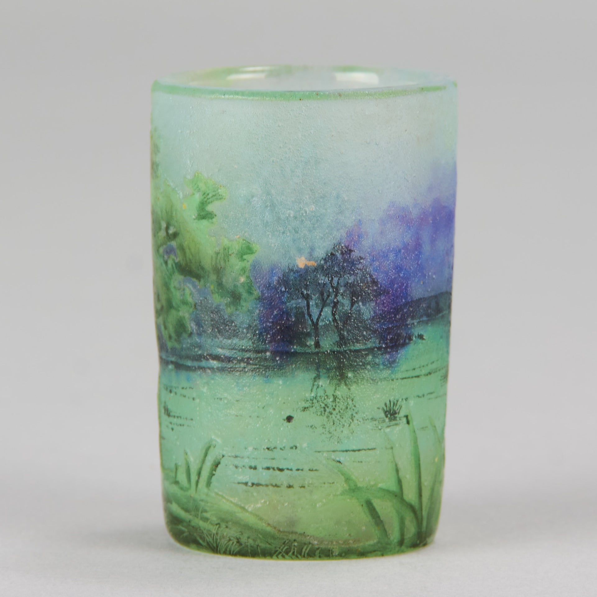 Daum Spring Vase - Paysage Printemps Vase - Hickmet Fine Arts