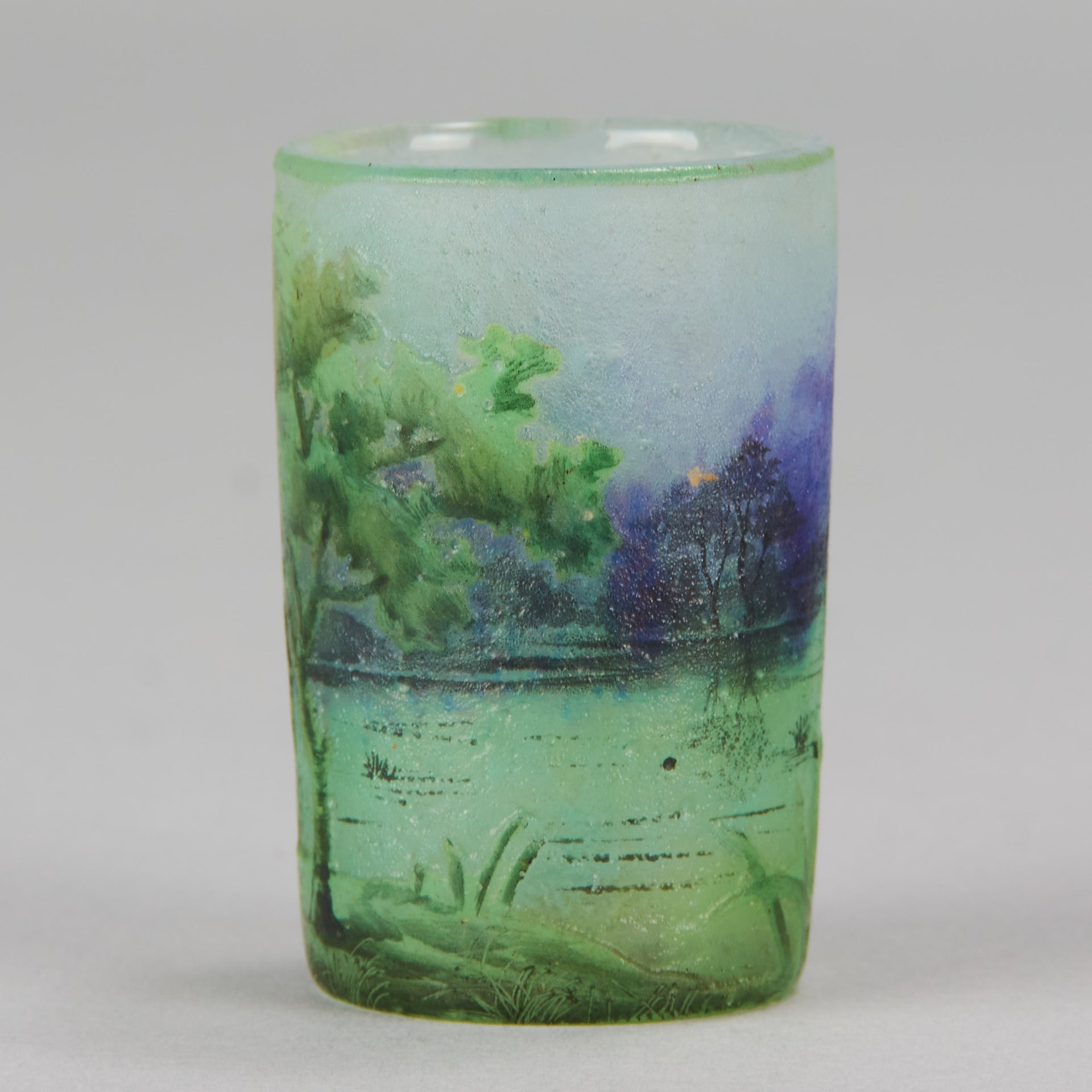 Daum Spring Vase - Paysage Printemps Vase - Hickmet Fine Arts