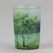 Daum Spring Vase - Paysage Printemps Vase - Hickmet Fine Arts
