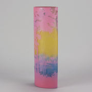 Daum cameo landscape vase