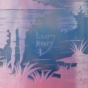 Daum cameo landscape vase