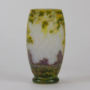 Daum Summer Landscape Vase - Art Nouveau
