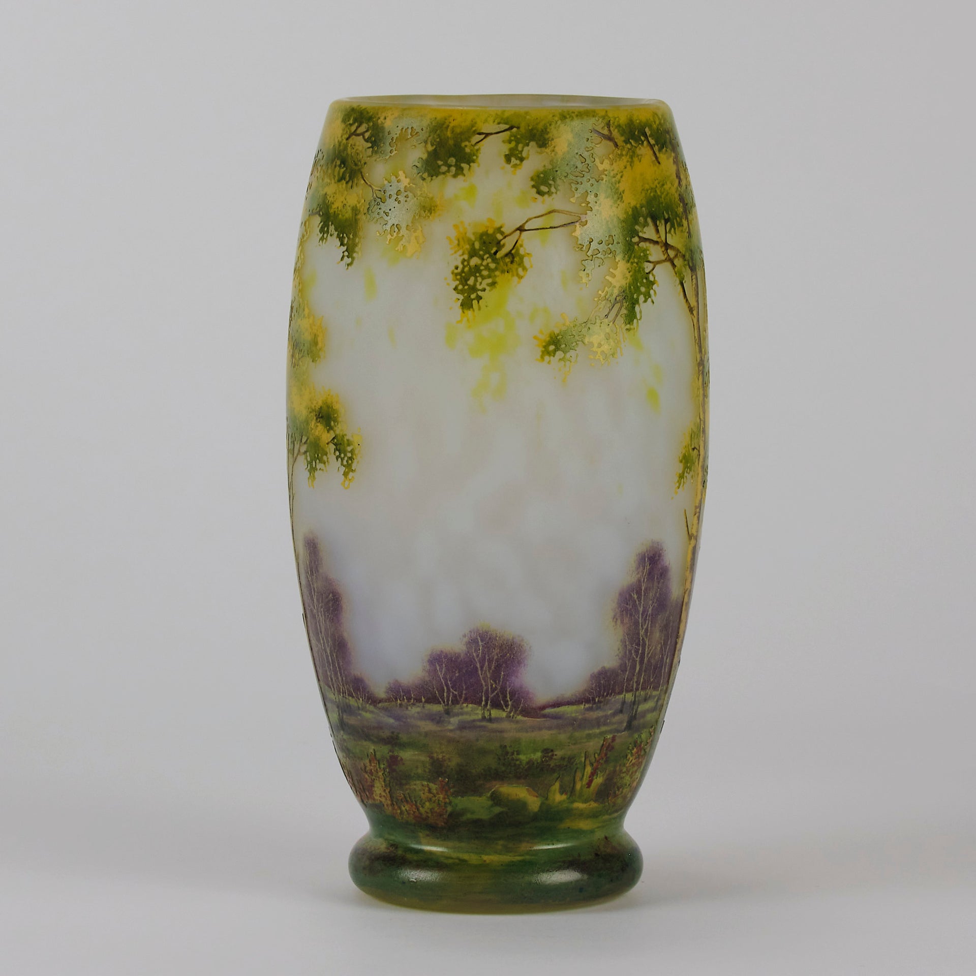 Daum Summer Landscape Vase - Art Nouveau