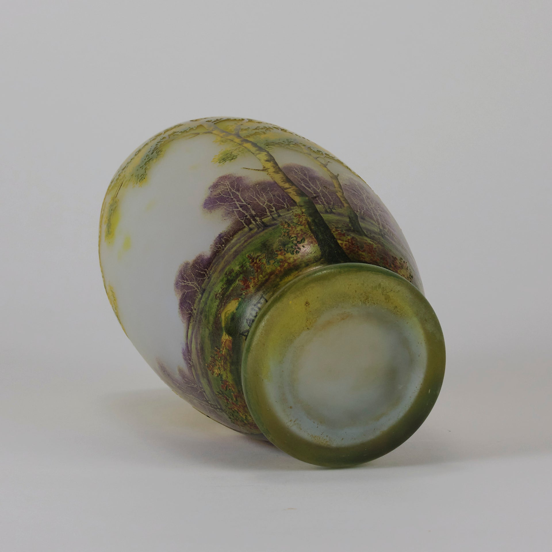 Daum Summer Landscape Vase - Art Nouveau