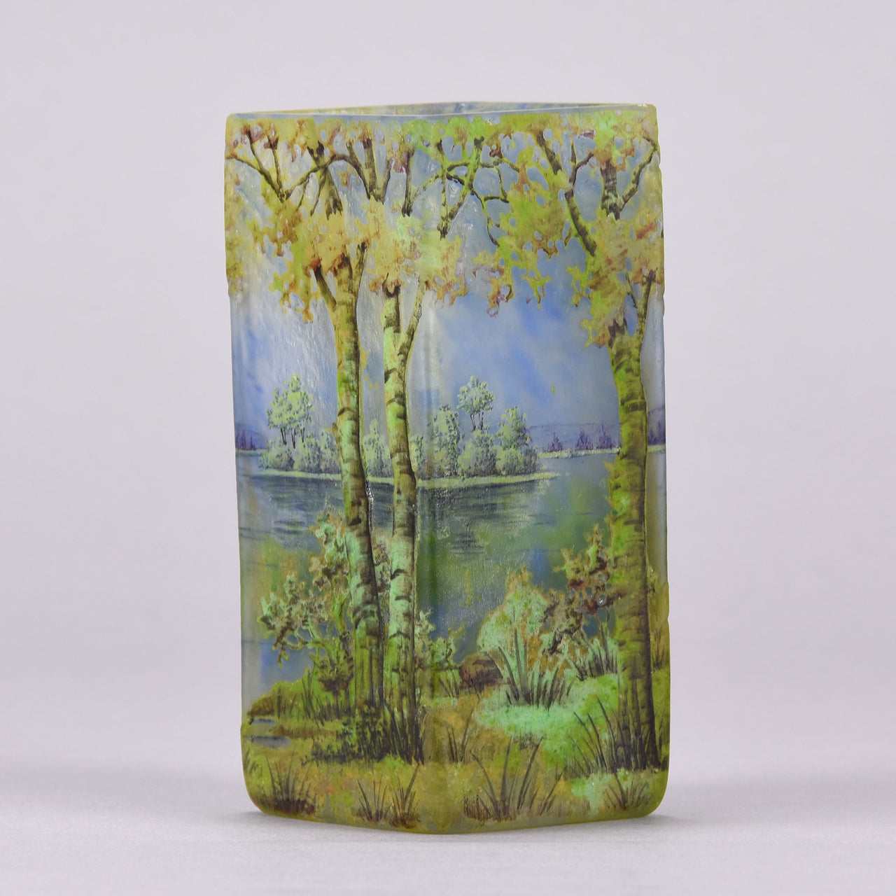 Daum Summer Vase - Paysage d'Été - Hickmet Fine Arts