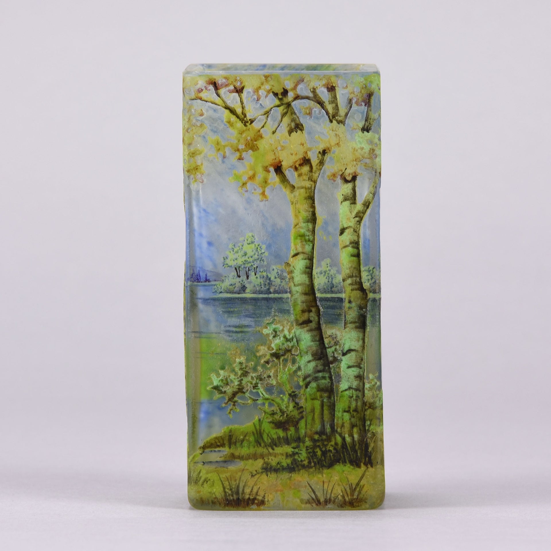 Daum Summer Vase - Paysage d'Été - Hickmet Fine Arts