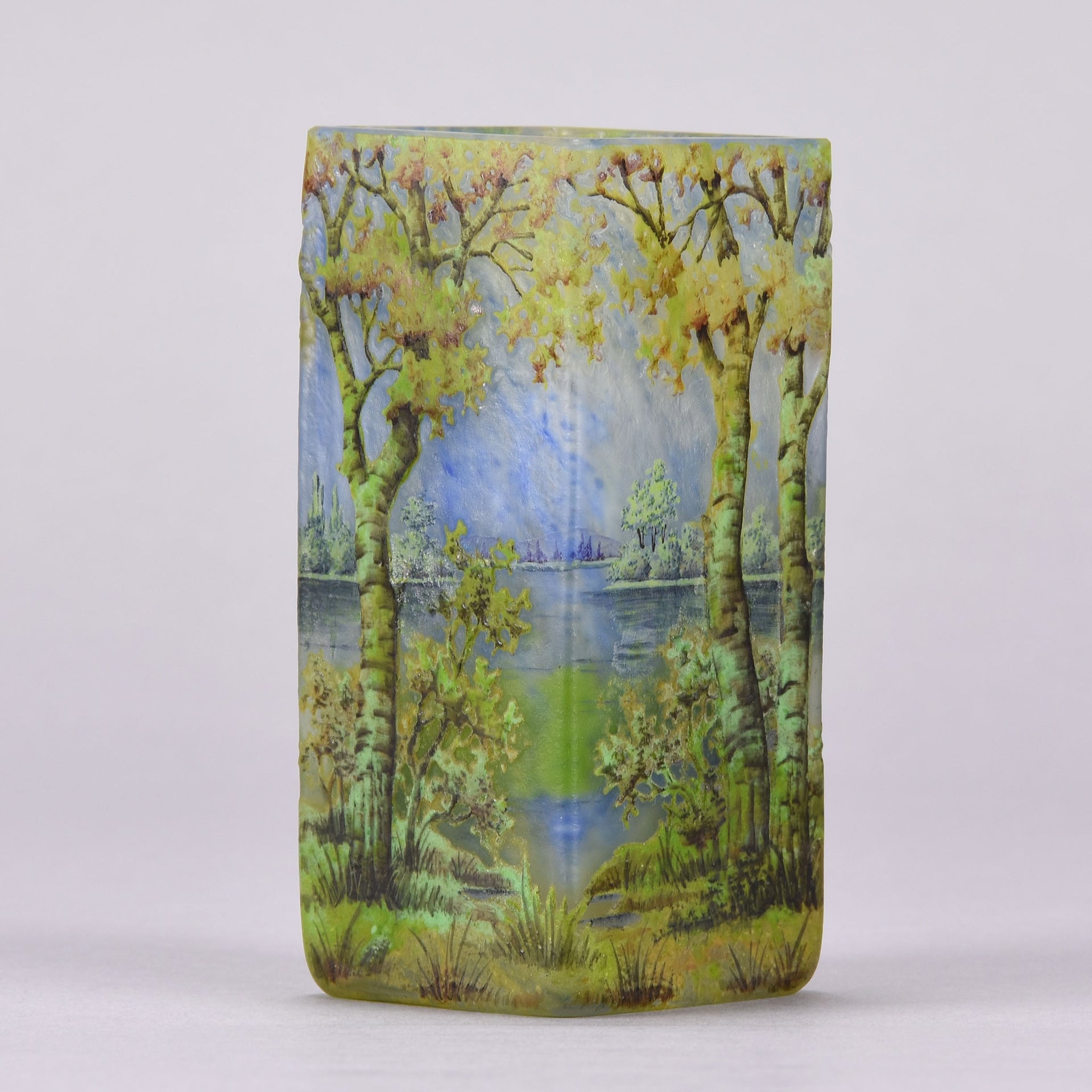 Daum Summer Vase - Paysage d'Été - Hickmet Fine Arts