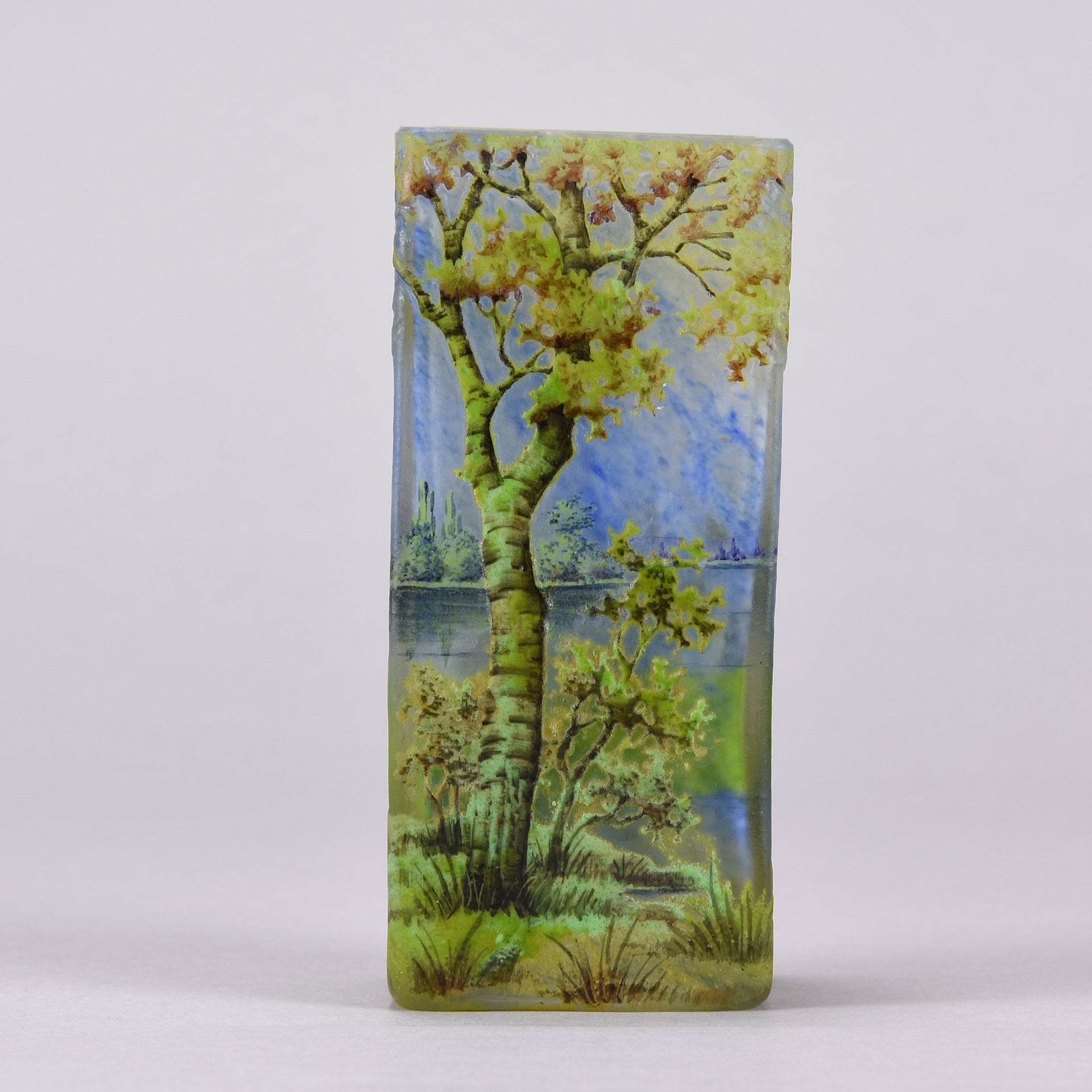 Daum Summer Vase - Paysage d'Été - Hickmet Fine Arts