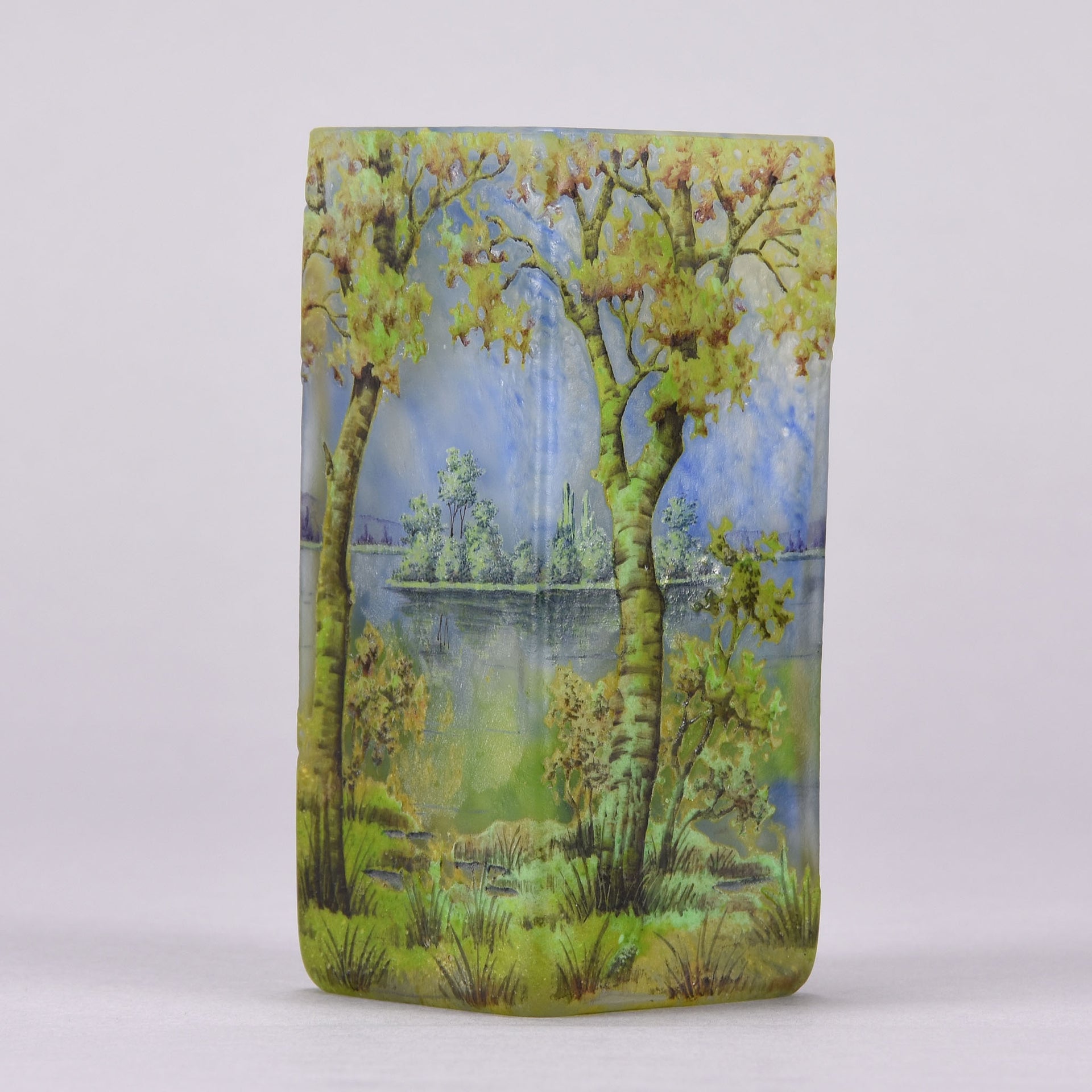 Daum Summer Vase - Paysage d'Été - Hickmet Fine Arts