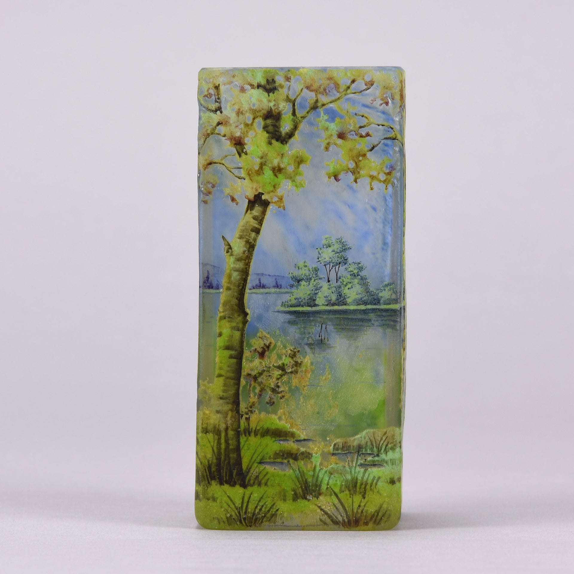 Daum Summer Vase - Paysage d'Été - Hickmet Fine Arts