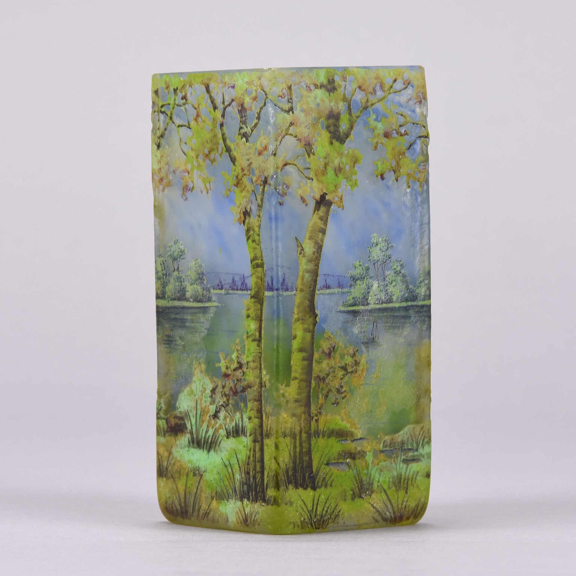 Daum Summer Vase - Paysage d'Été - Hickmet Fine Arts