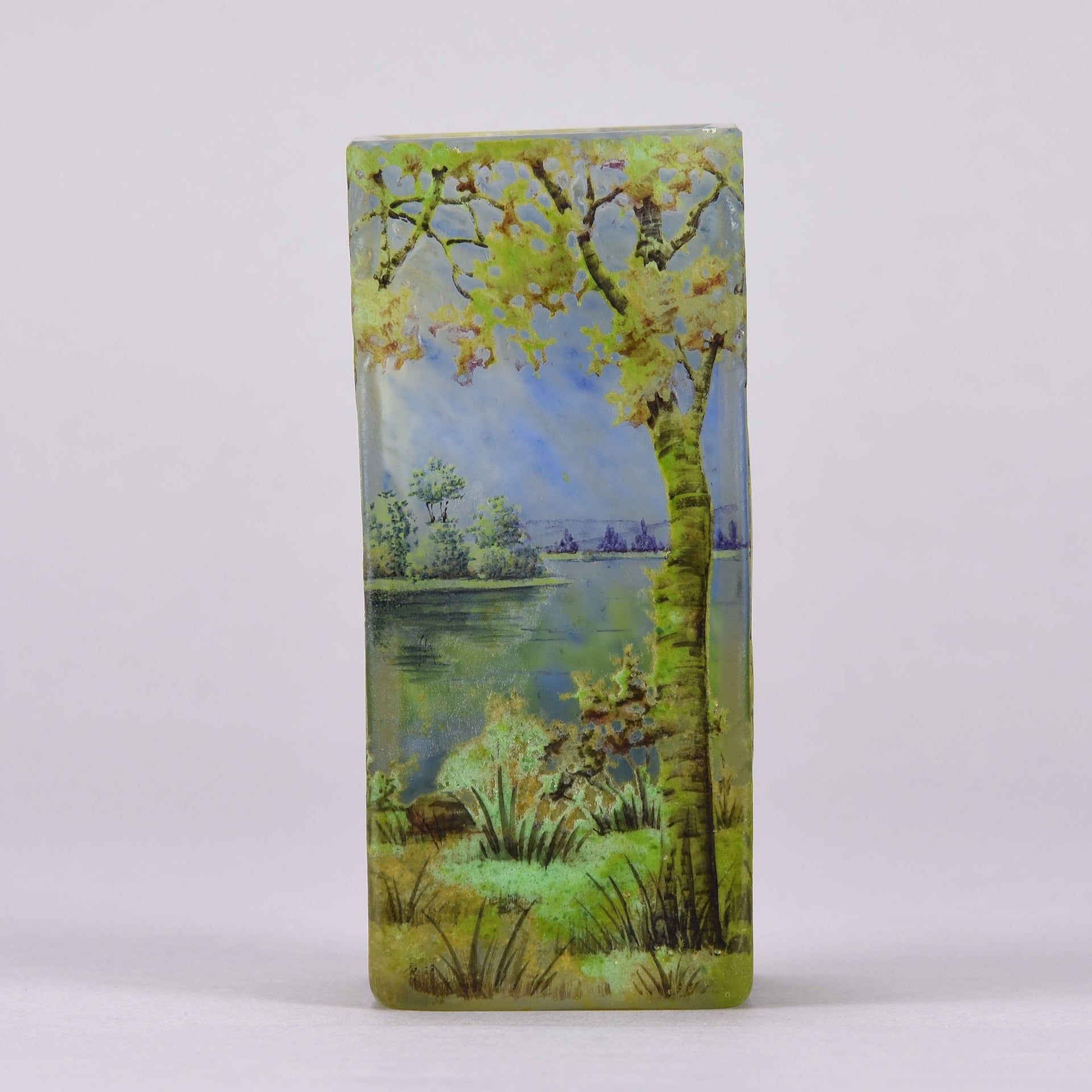 Daum Summer Vase - Paysage d'Été - Hickmet Fine Arts