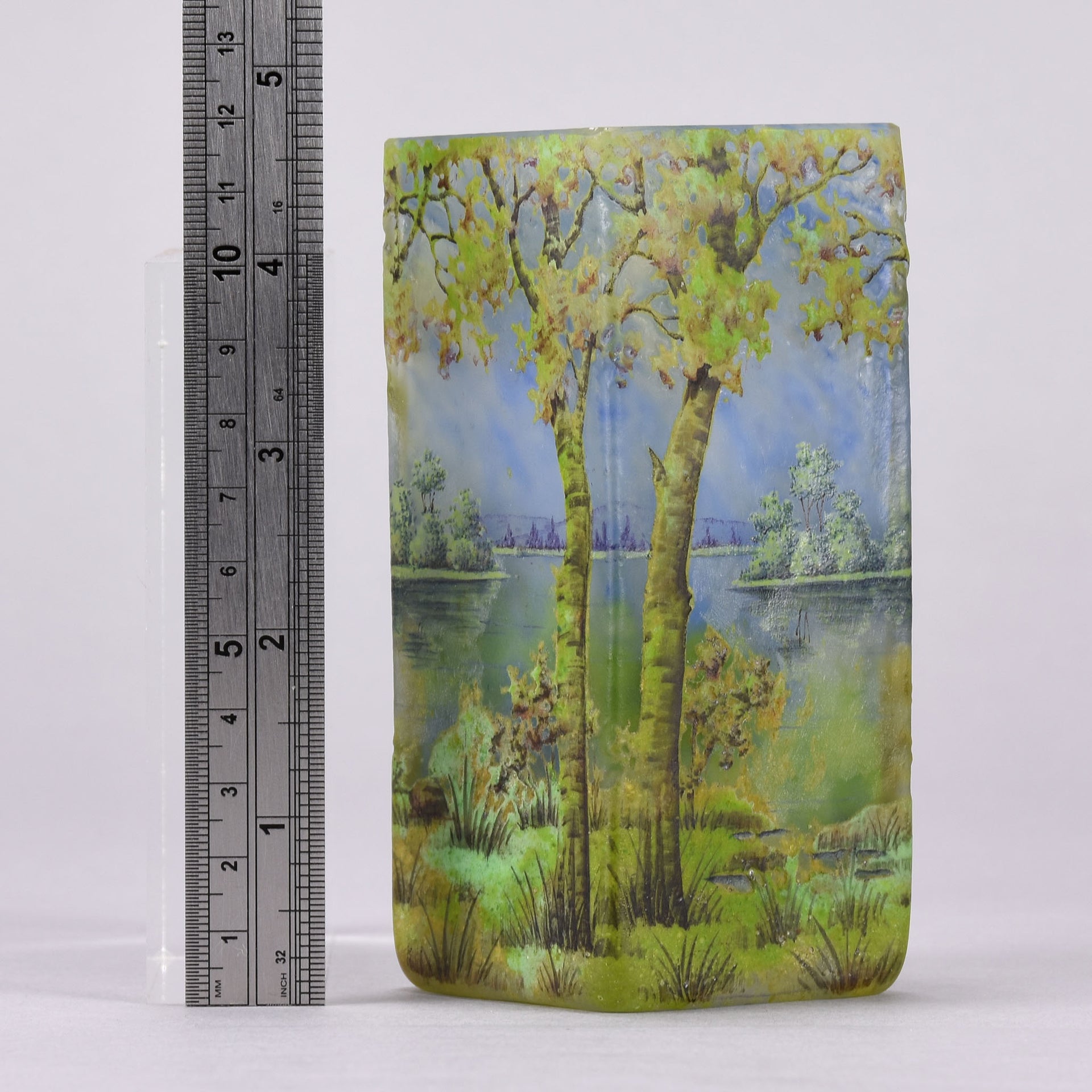 Daum Summer Vase - Paysage d'Été - Hickmet Fine Arts