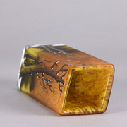 Daum Winter Vase - Art Nouveau Cameo Vase - Hickmet Fine Arts