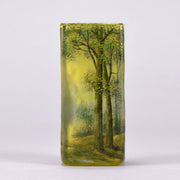 Daum Spring Vase - Paysage de Printemps Cameo Vase - Daum Freres glass - Art Nouveau Glass - Hickmet Fine Arts