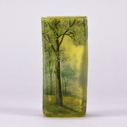 Daum Spring Vase - Paysage de Printemps Cameo Vase - Daum Freres glass - Art Nouveau Glass - Hickmet Fine Arts