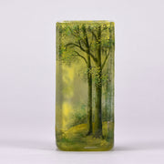 Daum Spring Vase - Paysage de Printemps Cameo Vase - Daum Freres glass - Art Nouveau Glass - Hickmet Fine Arts