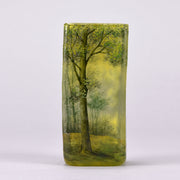 Daum Spring Vase - Paysage de Printemps Cameo Vase - Daum Freres glass - Art Nouveau Glass - Hickmet Fine Arts