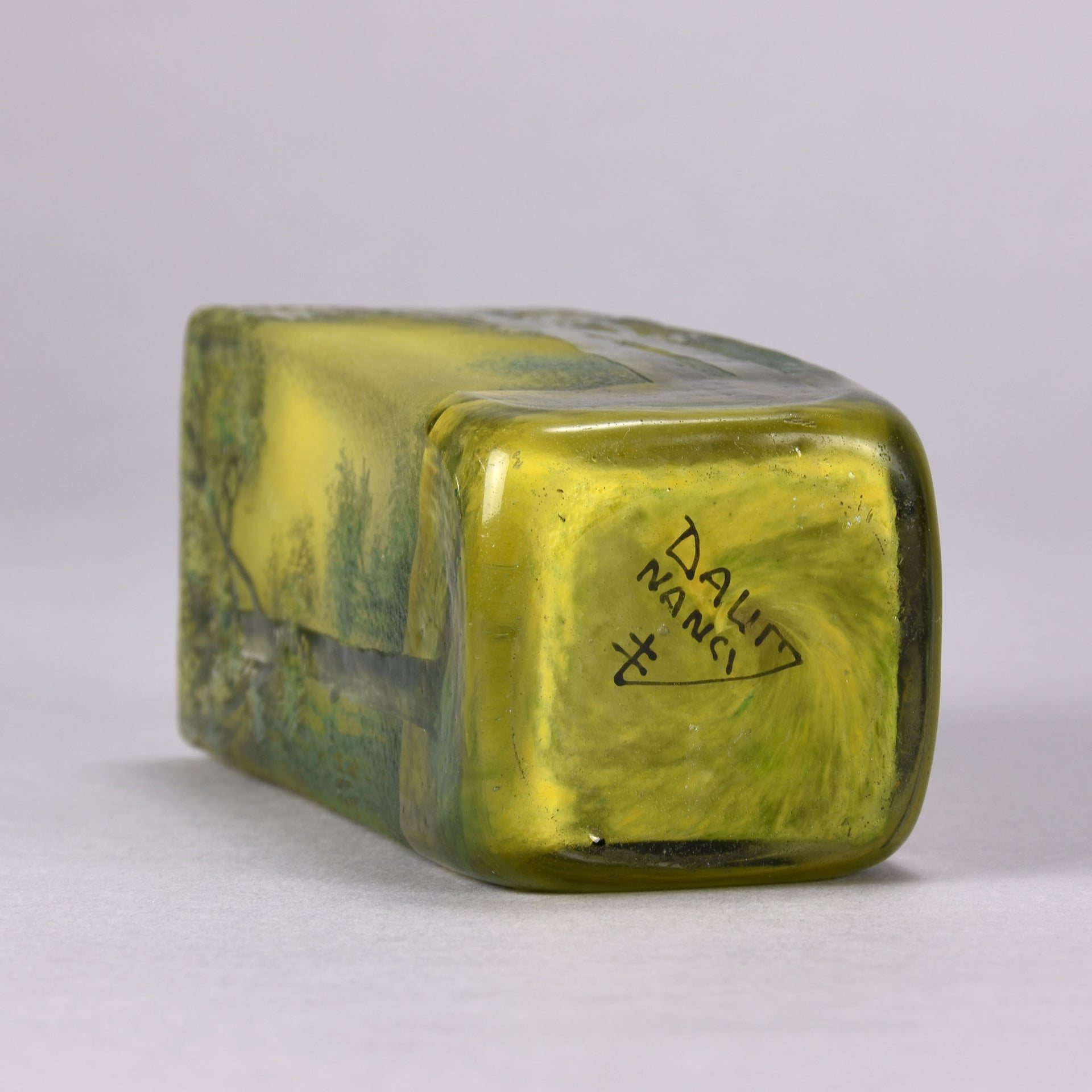 Daum Spring Vase - Paysage de Printemps Cameo Vase - Daum Freres glass - Art Nouveau Glass - Hickmet Fine Arts